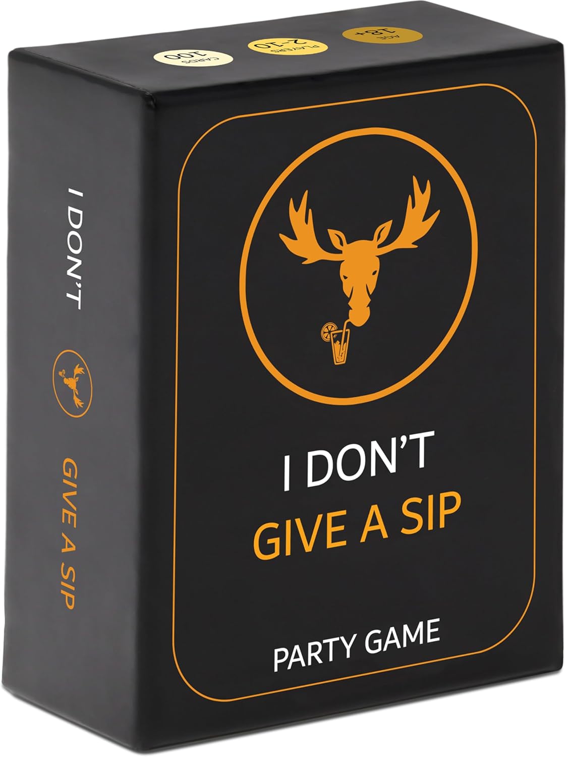I DON'T GIVE A SIP - The Most Entertaining Drinking Game - Party Cards That Will Get You Drunk Or Do Things - Fun Adult Board Game Night - Bachelor Bachelorette Couple Laugh Tipsy Birthday Gift
