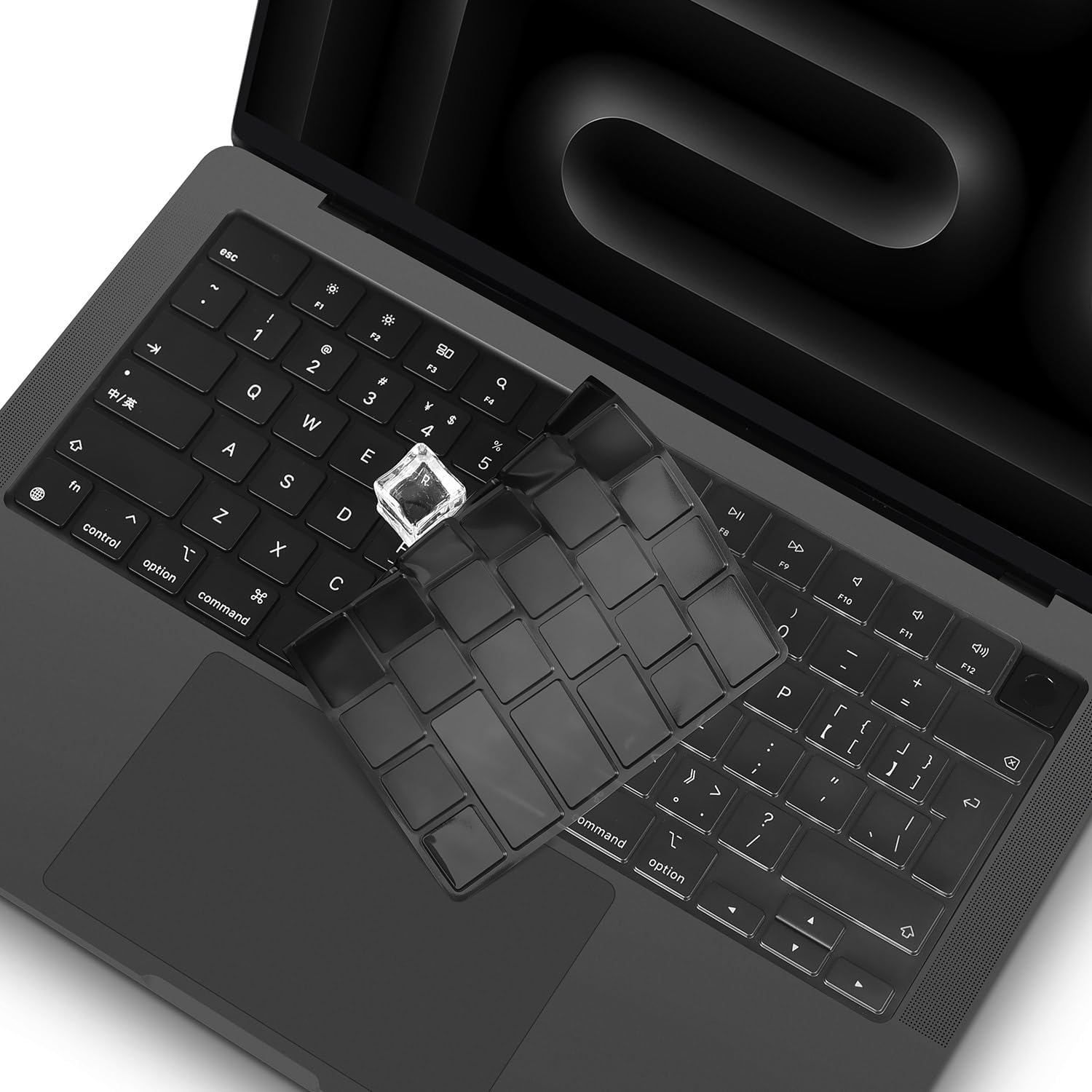 Premium Keyboard Cover Ultra Thin Protector Skin for M2 M3 M4 MacBook Air 15", M2 M3 M4 MacBook Air 13.6", 2025-2021 MacBook Pro 14" 16" M4 M3 M2 M1 Chip Pro/Max, EU ANSI Layout