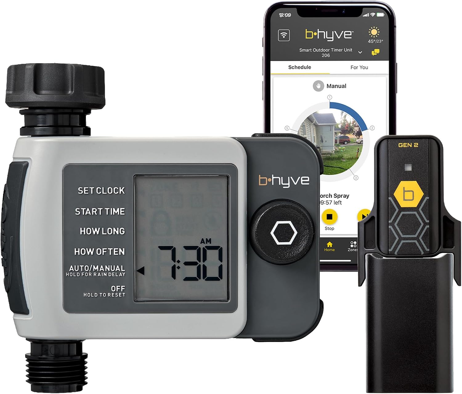 Orbit B-hyve XD 1-Port Smart Hose Watering Timer with Wi-Fi Hub - 24516