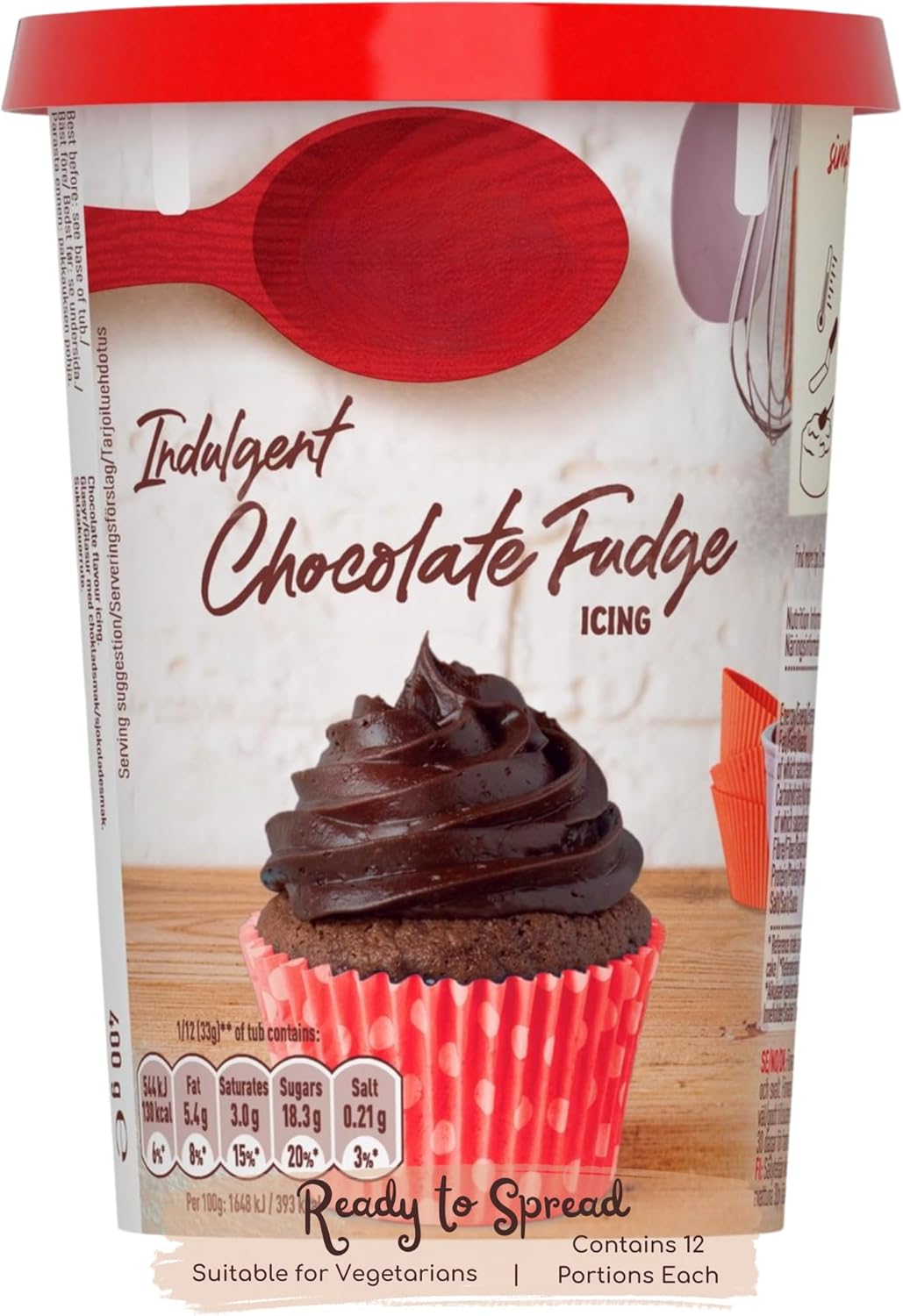 Indulgent Chocolate Fudge Icing 400g