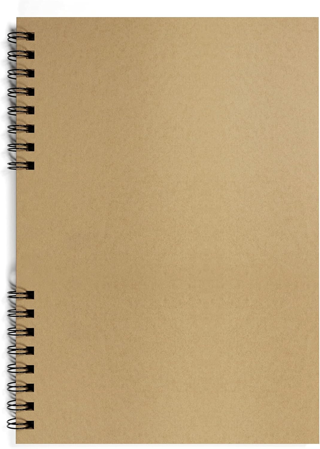 Silvine A4 Twin Wire Kraft Sketch Book - 100gsm Kraft Paper (40 Sheets)