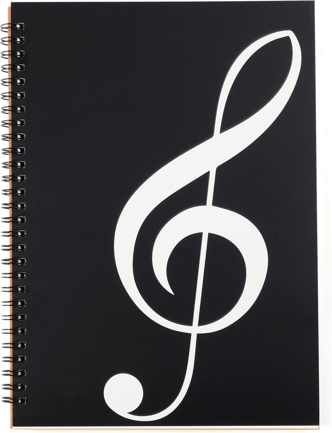 Blank Sheet Music Notebook, 160 Pages Composition Staff Paper Notebook, Manuscript Paper Notebook, 10 Staves (Music clef notebook)