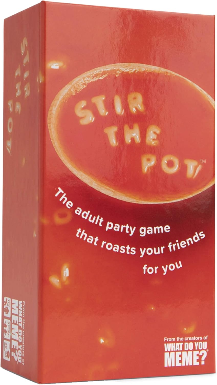 WHAT DO YOU MEME? Stir The Pot - The Adult Party Game Where You Compete to Roast Your Friends