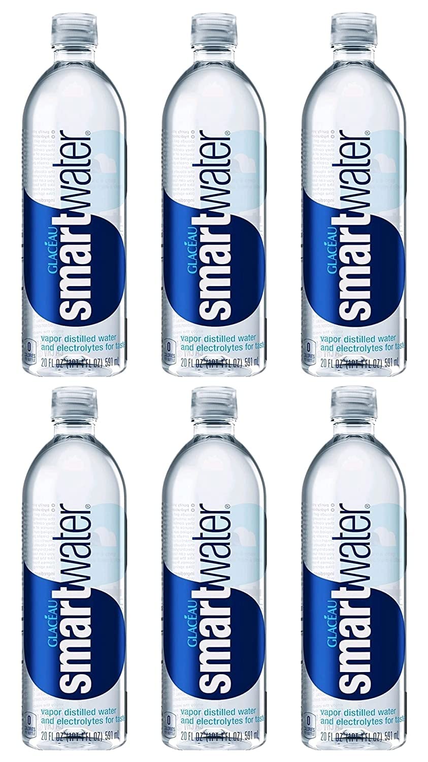 Glaceau Smartwater 20oz Bottles, Pack of 6 by SOHO