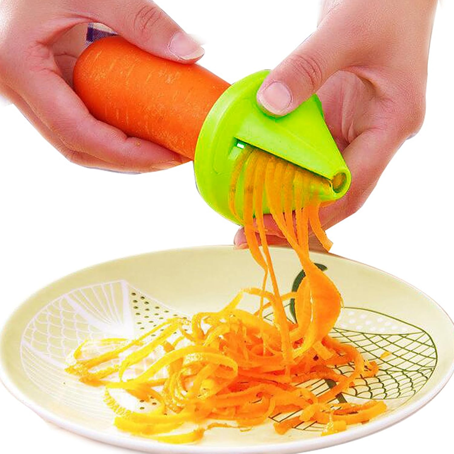 Spiralizers, Manual Graters & Slicers - Spiralizer for Vegetables, Courgette Spiralizer, Zucchini Spaghetti Maker Ideal for Vegetable and Fruit Slicing