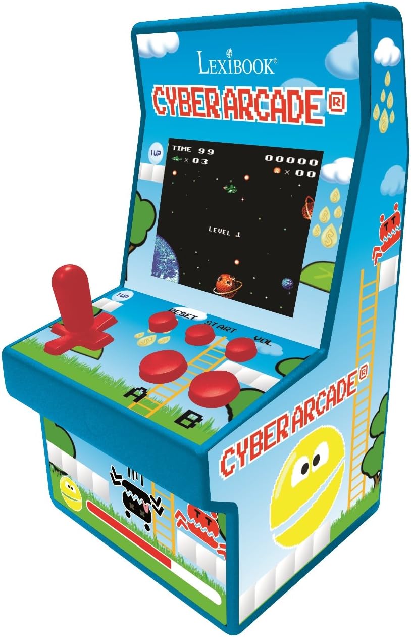 Lexibook, Cyber Arcade®, Portable retro game console, 200 games, JL2940