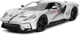 Jada Toys Big Time Muscle 1:24 2017 Ford GT Die-cast Car, Toys for Kids and Adults