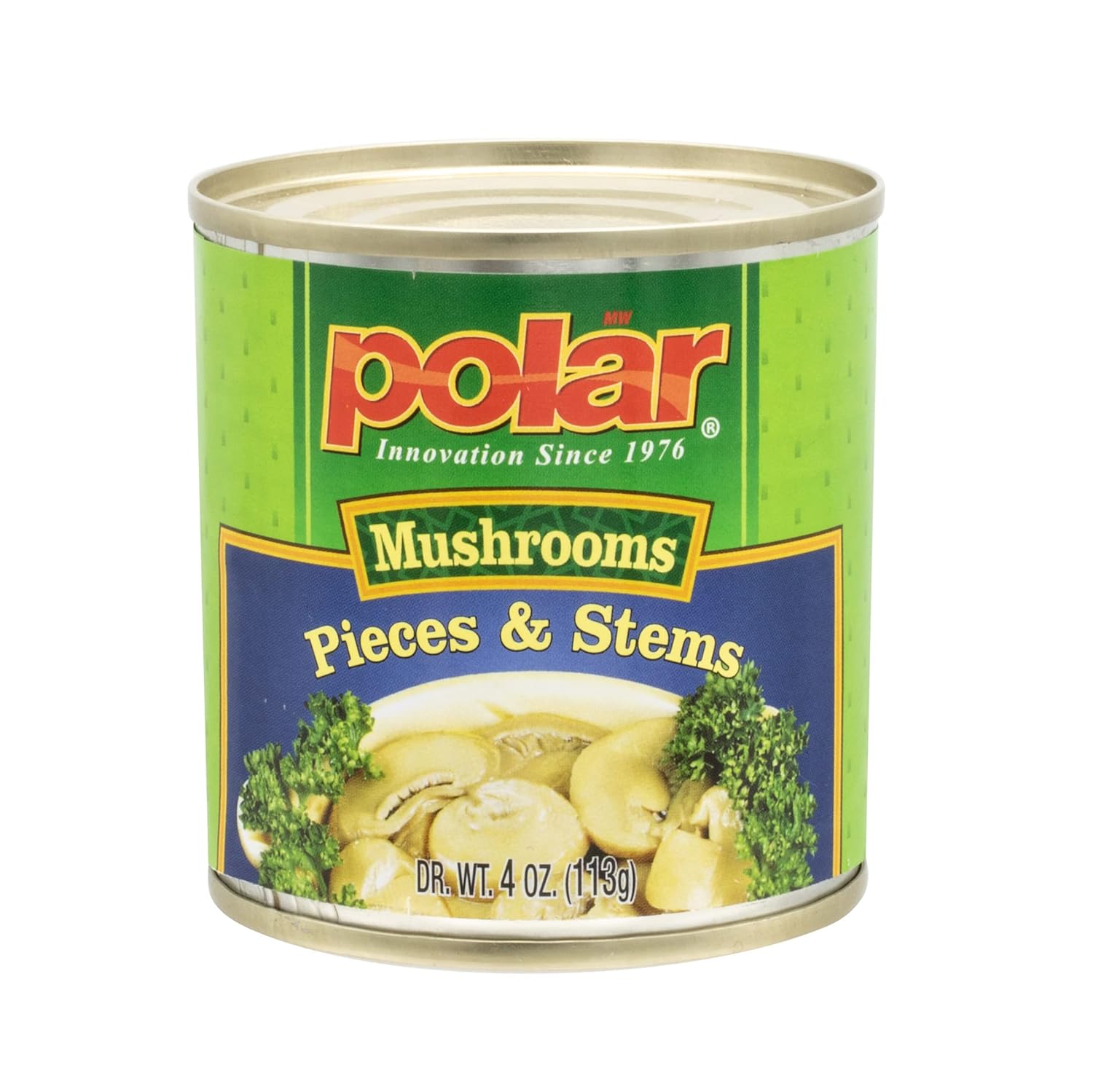 MW Polar Mushrooms, Pieces & Stems, 4 oz (Pack of 12), Great for Grilled, Sauteed, Soup, Chowder, Salad, Pizza, Pasta, Breakfast Omelets