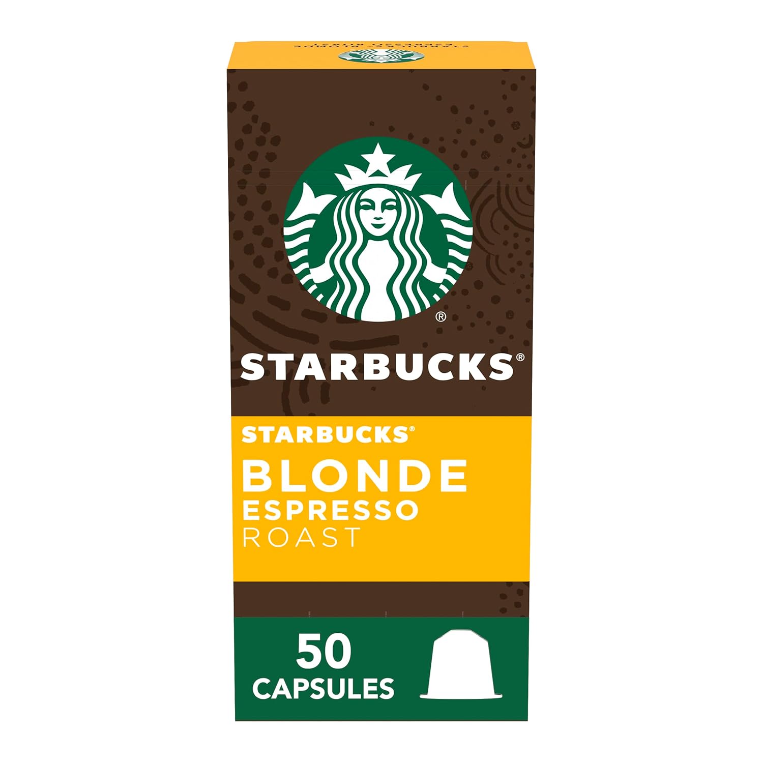 Starbucks by Nespresso Original Line Blonde Roast Espresso 50-count Espresso Pods