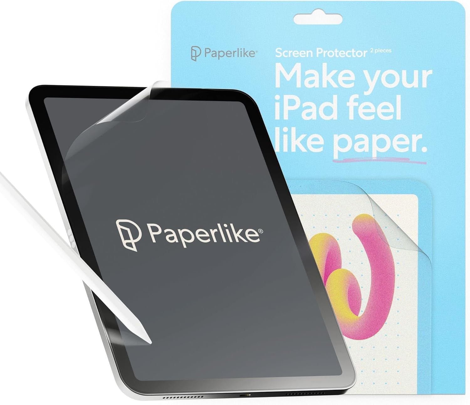 Paperlike® 2.1 Screen Protector (2x) for iPad Pro 12.9 inch for an authentic paper feel