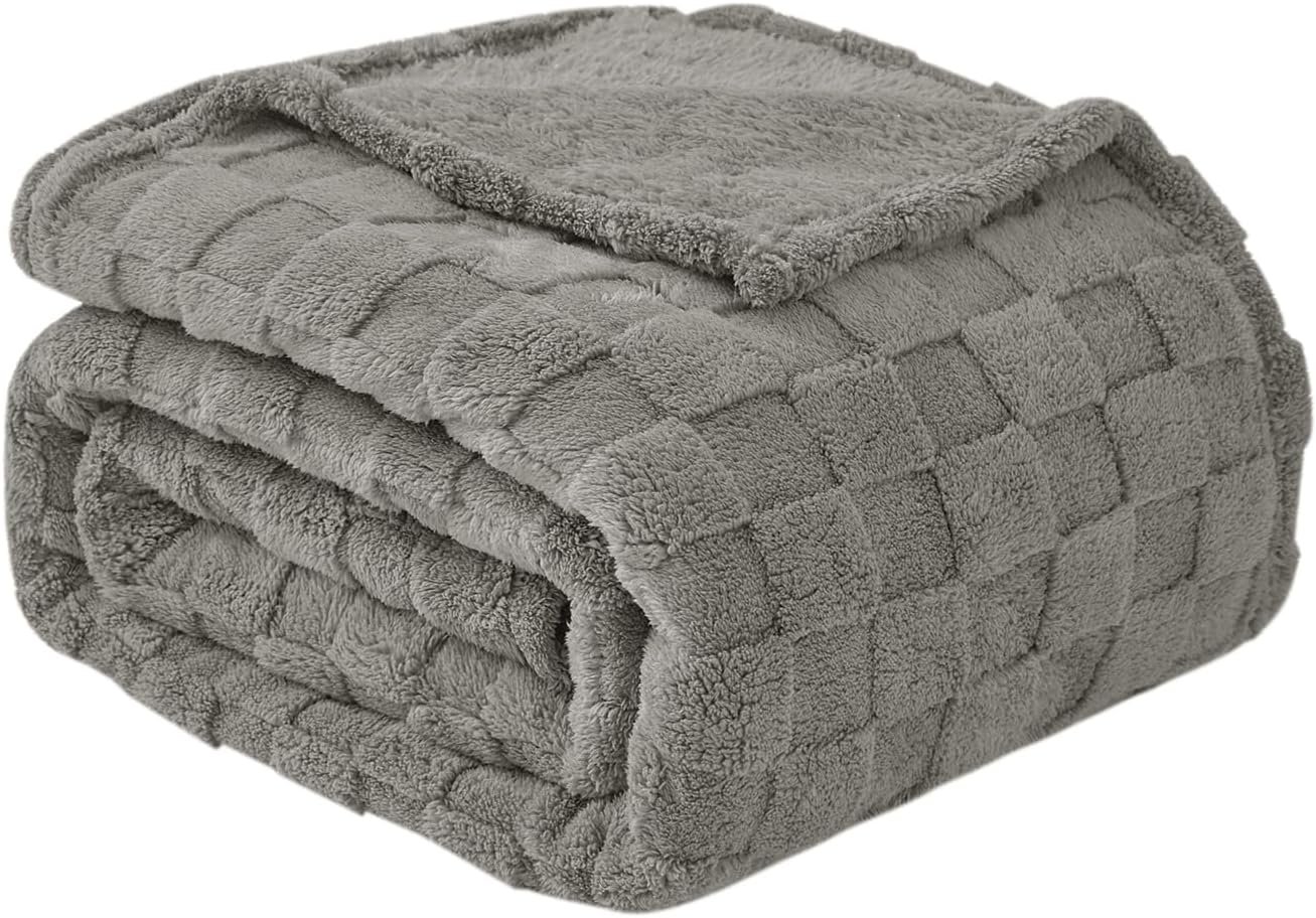 Good Nite King Size Fluffy Fleece Throw Blanket, Soft & Cosy Flannel Blanket for Stress Relief, Versatile Blanket for Bed, Sofa, Couch, Bedroom & Office
