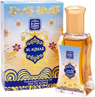 NASEEM Al Aqmar Roll on Perfume, Pheromones Perfumes for Men - Arabian Perfume Oil Floral Oud Perfume - Alcohol Free & Long Lasting Perfume 0.81 Fl Oz