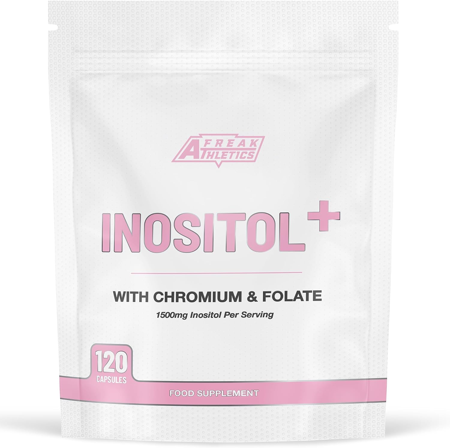 Freak Athletics Myo-Inositol Capsules 1500 mg - 120 Capsules, 60 Servings