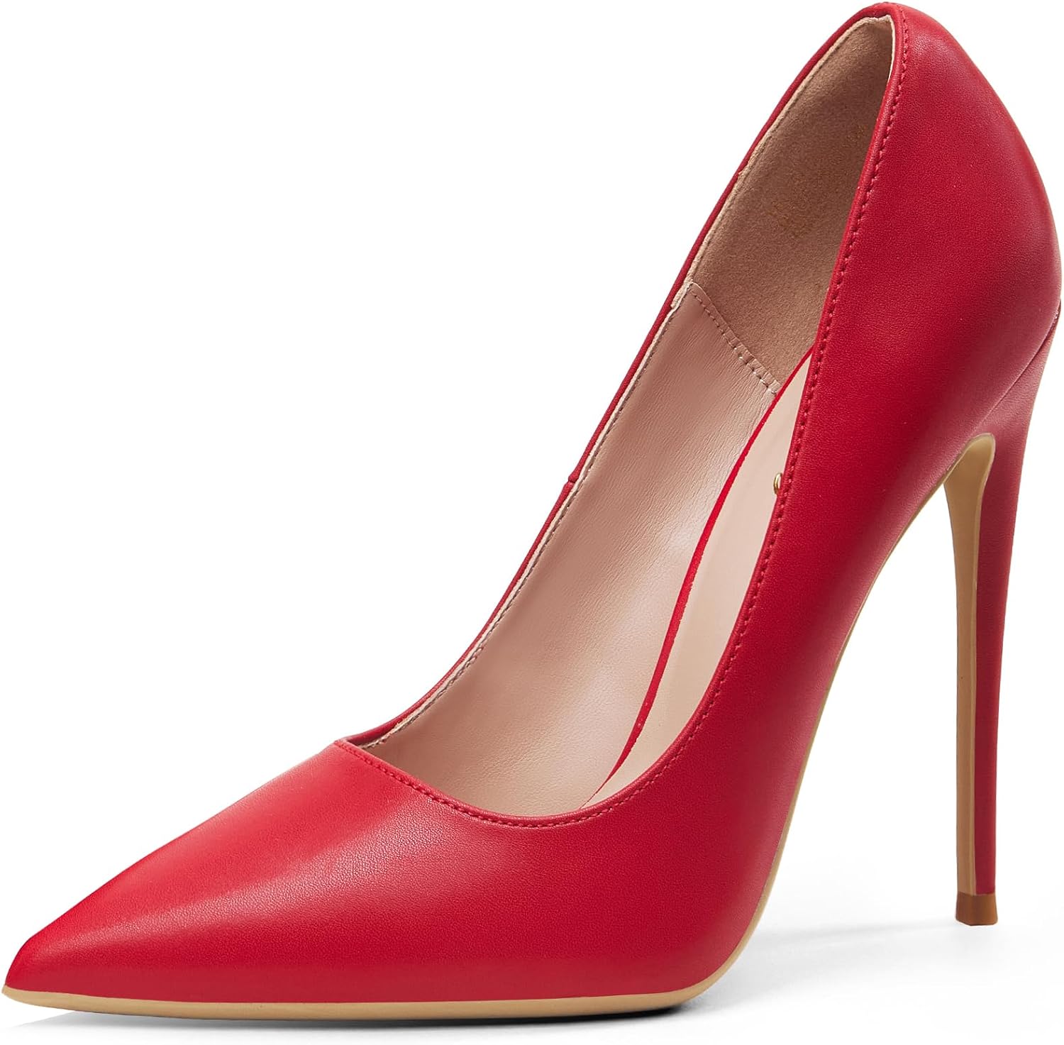 Elisabet Tang Women Pumps, Pointed Toe High Heel 4.7 inch/12cm Party Stiletto Heels Shoes Matte