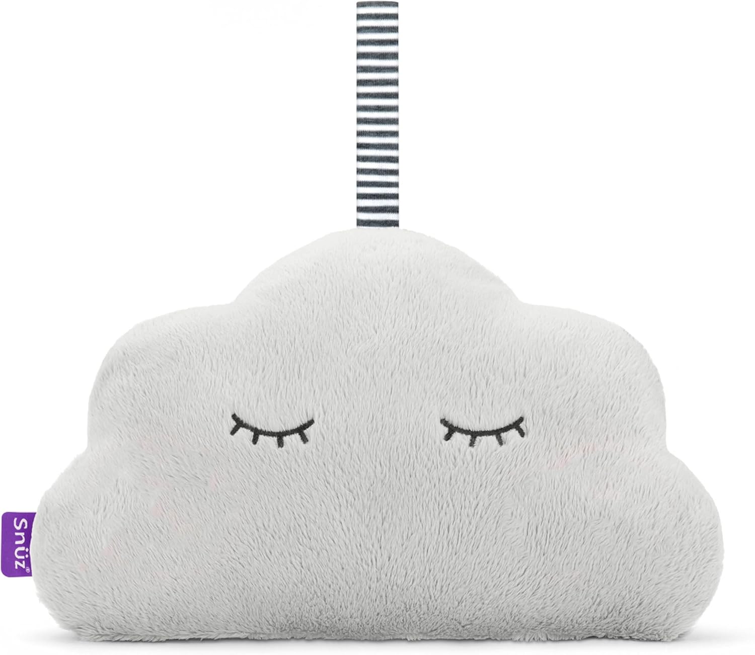 SnuzCloud 3-in-1 White Noise Machine - Baby Sleep Aid with Soothing Pink Noise and Sensory Lights, Newborn Essential for The Cot, Crib, and More, Adjustable Volume, Lightweight and Portable