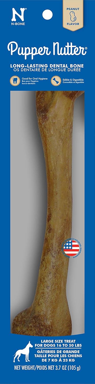 N-Bone Pupper Nutter Peanut Butter for Pets, Large by N-Bone