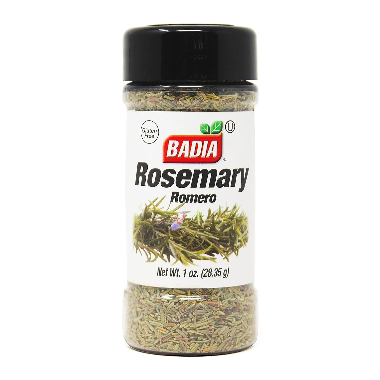 Badia Rosemary, 1 Oz – Aromatic Whole Dried Rosemary Leaves – Perfect for Roasts, Poultry, Soups, Sauces, and Mediterranean Dishes