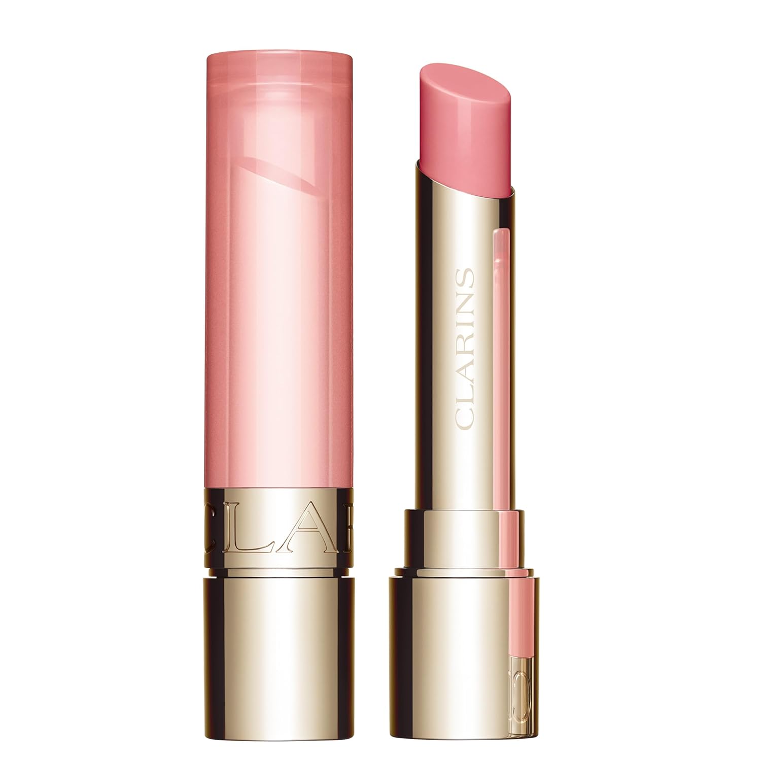 Clarins NEW Lip Oil Balm | Nourishes, Hydrates, and Visibly Plumps | Natural Look | Sheer Finish and Shine | 99% Skincare Formula and 96% Natural Ingredients | Contains Hydrating Peptide | 0.1 Ounce