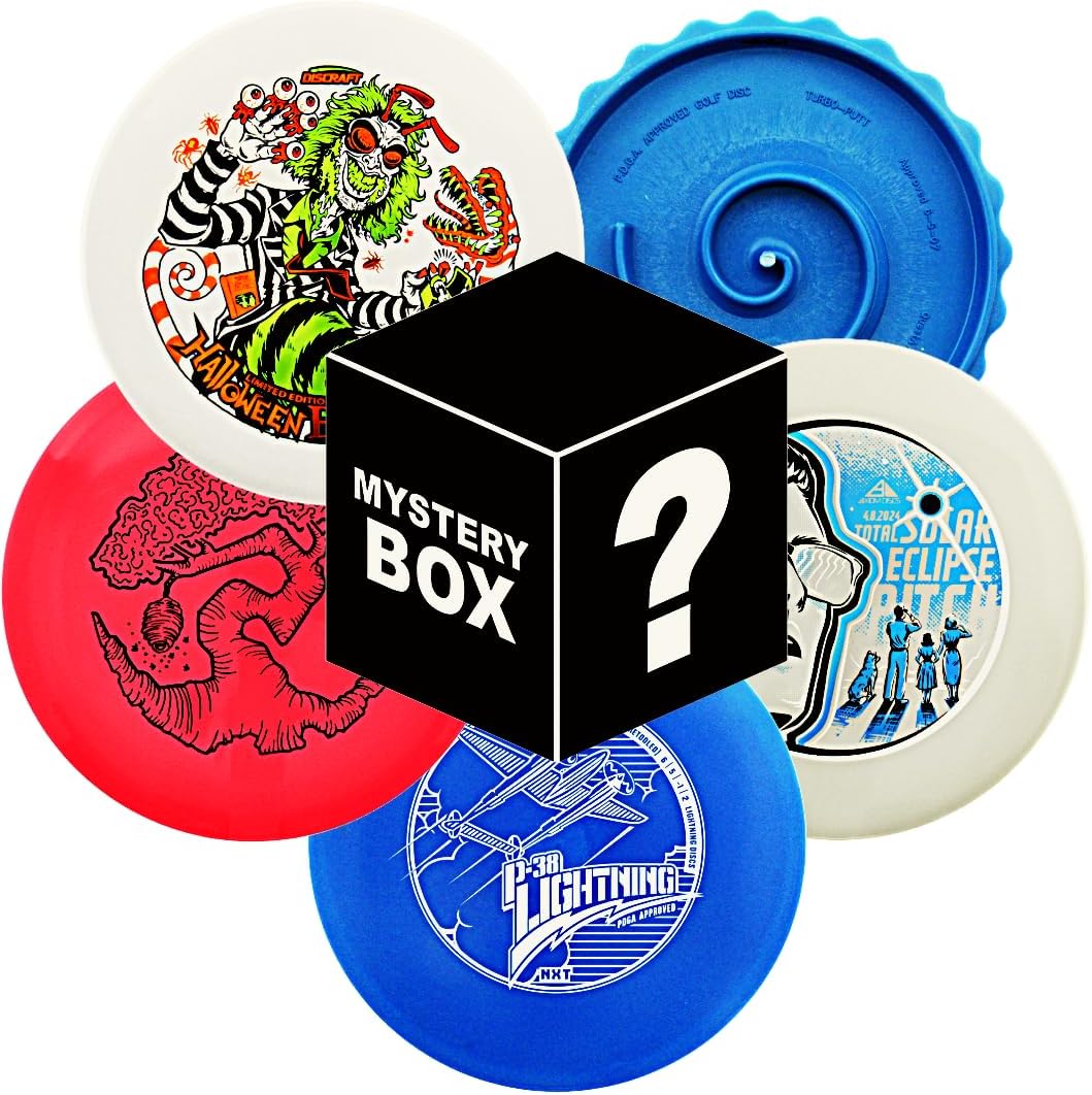 Gotta Go Gotta Throw Inc. Disc Golf Mystery Box – Assorted Disc Golf Discs from Top Brands - PRESET Box [NOT RANDOMIZED PER Order]