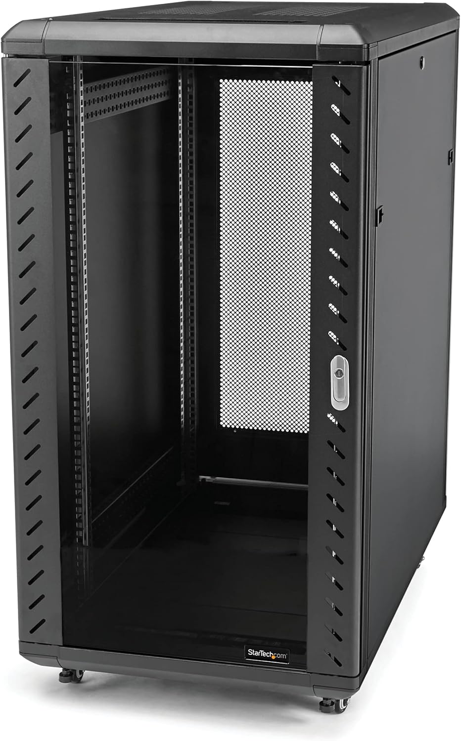 StarTech 18U Enterprise-Grade Server Rack Cabinet, 19in Enclosed 4-Post Rack with 33in (83cm) Mounting Depth and 1764lb (800kg) Weight Capacity