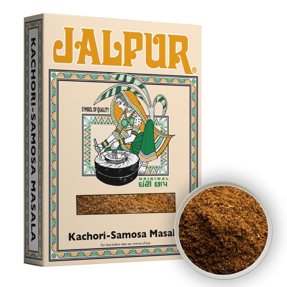 Jalpur - Kachori Samosa Masala - (spice mix for making puff pastry filled with cooked vegetables) - 375g - (pack of 2)