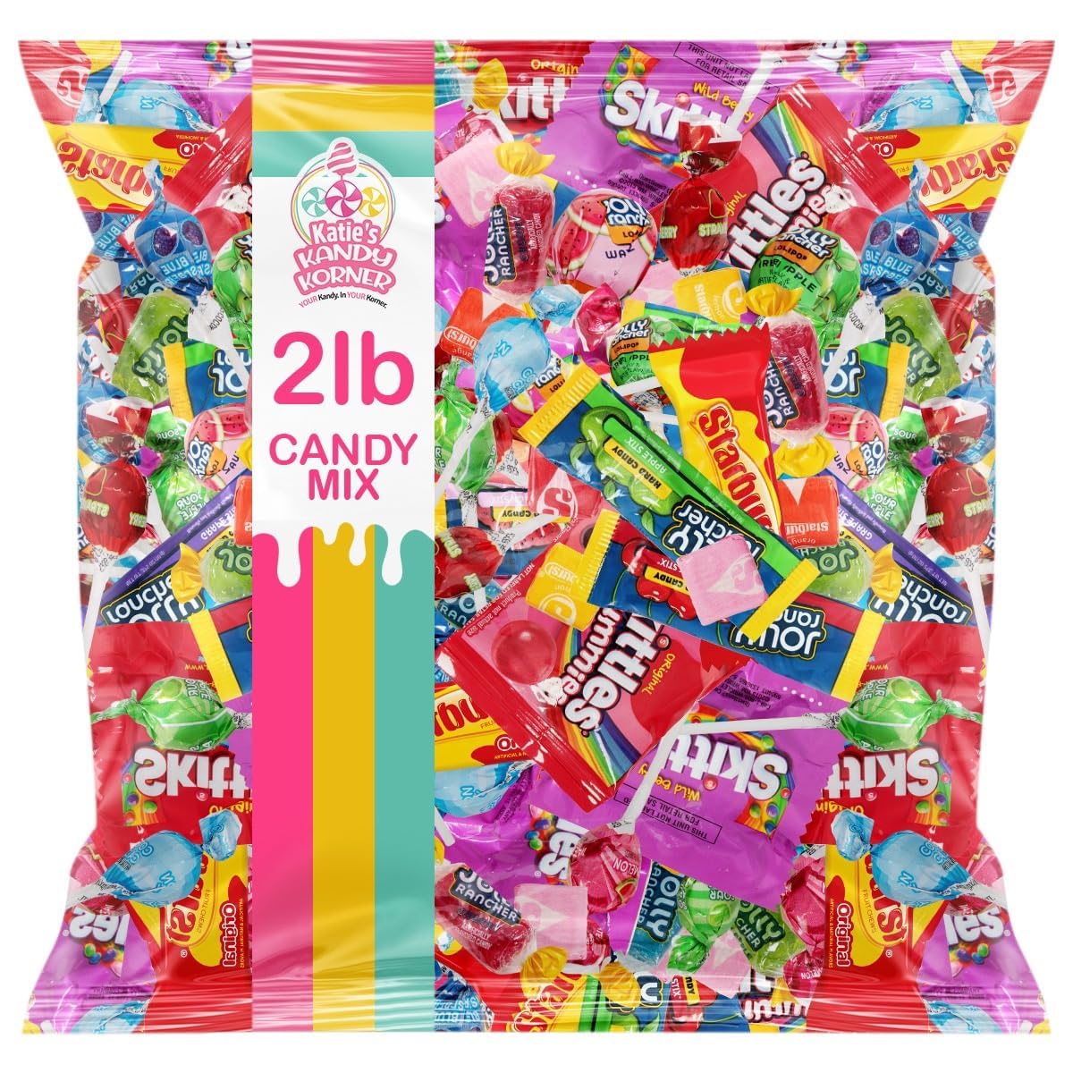 Candy Variety Pack, 2lb Bag of Candy Individually Wrapped, The Ultimate Candies Variety Pack for All Occasions, Assortment Candies Perfect for Parties and More
