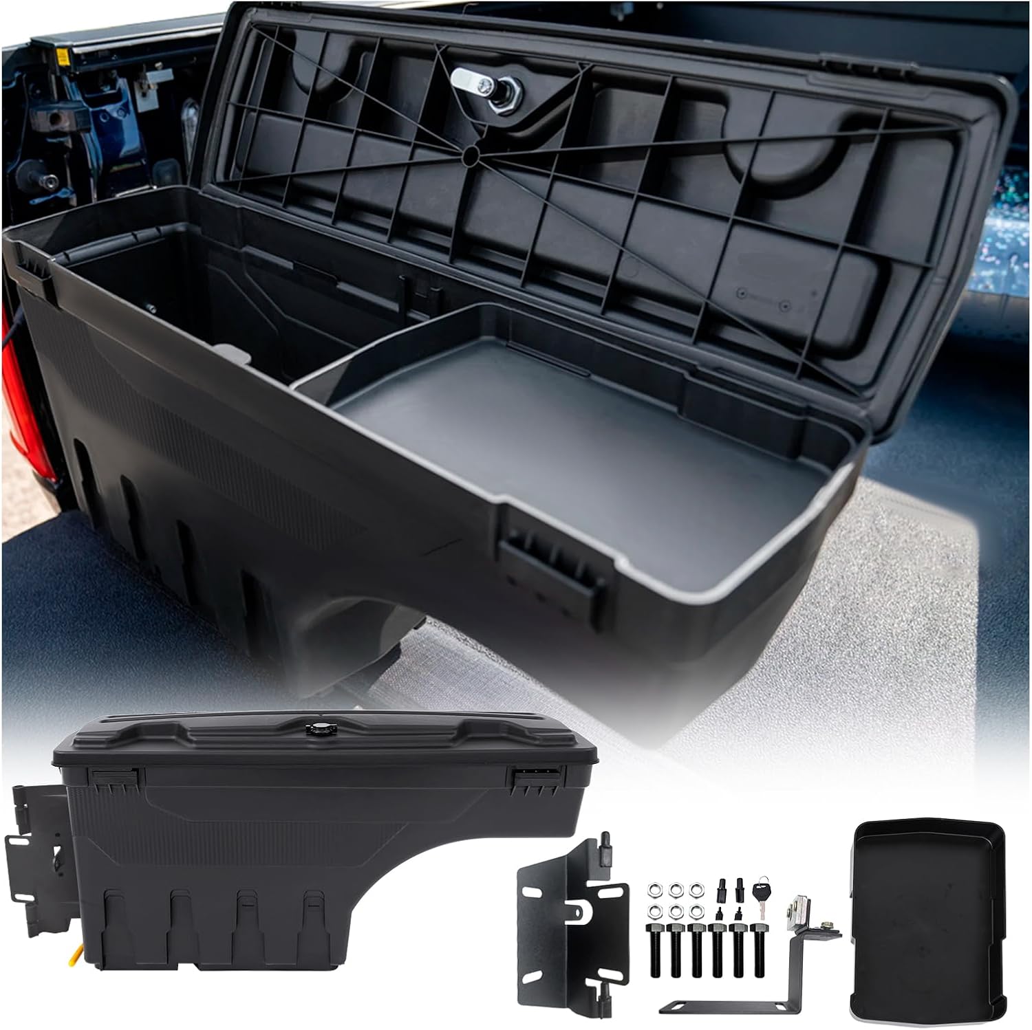 JHCAHN 2023-2026 Tool Box for Ford Ranger Wildtrak Raptor Accessories