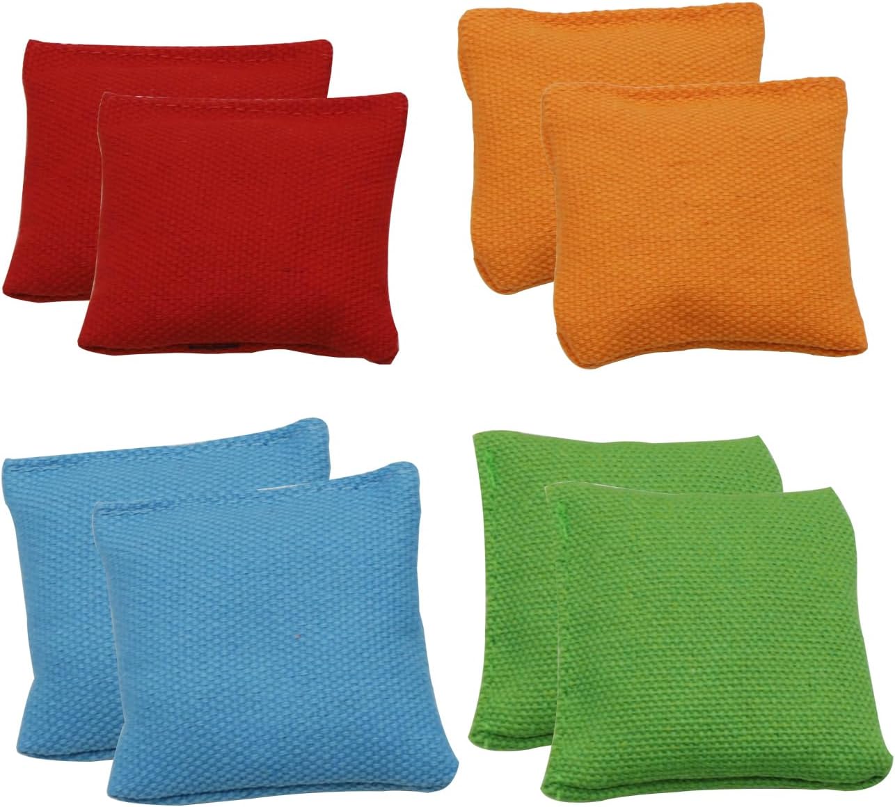 8PCS Bean Bags Kids Throwing Cornhole Bean Bags Throwing Sports Outdoor Family Games Kids Toys for Boys Girls Party Toss Game for Kids Adults,Nylon Toss Bags Carnival Toys,5cm x 5cm
