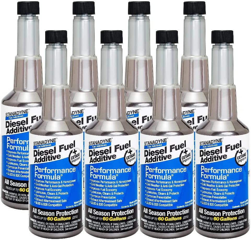 Stanadyne Performance Formula Diesel Fuel Additive - Pack of 8 Pint Bottles - Part # 385658