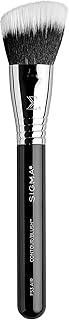 Sigma Beauty F53 Air Contour and Blush Brush – Angled Makeup Brush for Blush & Bronzer, Perfect for Sheer to Medium Coverage, Professional, Streak-Free Application (1 Brush)