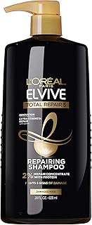 L'Oreal Paris Elvive Total Repair 5 Repairing Shampoo for Damaged Hair Shampoo with Protein and Ceramide for Strong Silky Shiny Healthy Renewed Hair 28 Fl Oz