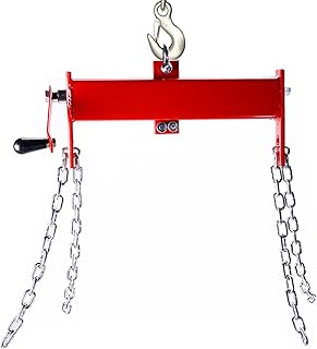 Orion Motor Tech Engine Hoist Cherry Picker Engine Load Leveler Steel Chain Hoist for up to 2 Ton (4000lbs)