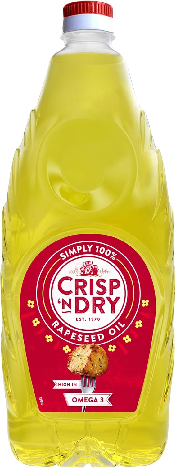 Crisp N Dry Rapeseed Vegetable Oil, 2 Litre (Pack of 1)