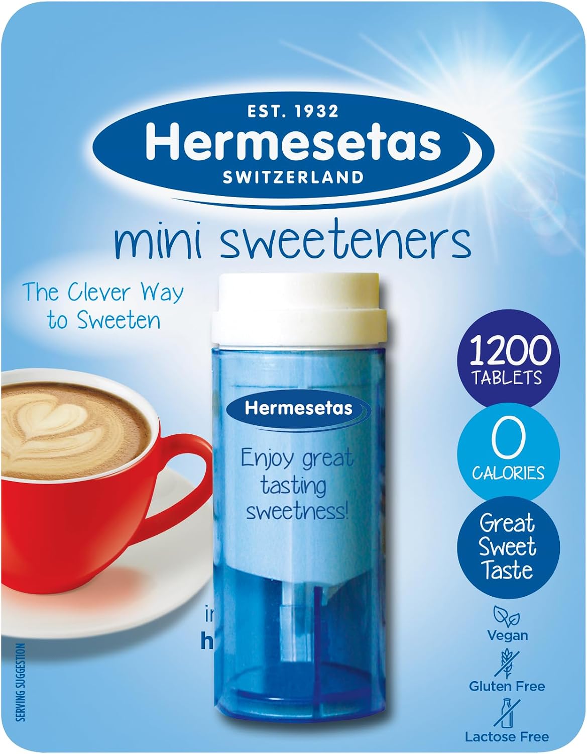 Hermesetas Mini Sweeteners, Pack of 1200