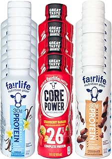 Niro Assortment |Protein Shake | Chocolate, Vanilla, Strawberry | Includes 1 neoprene beverage sleeve | 20 Pack | Protein Shakes Variety Pack