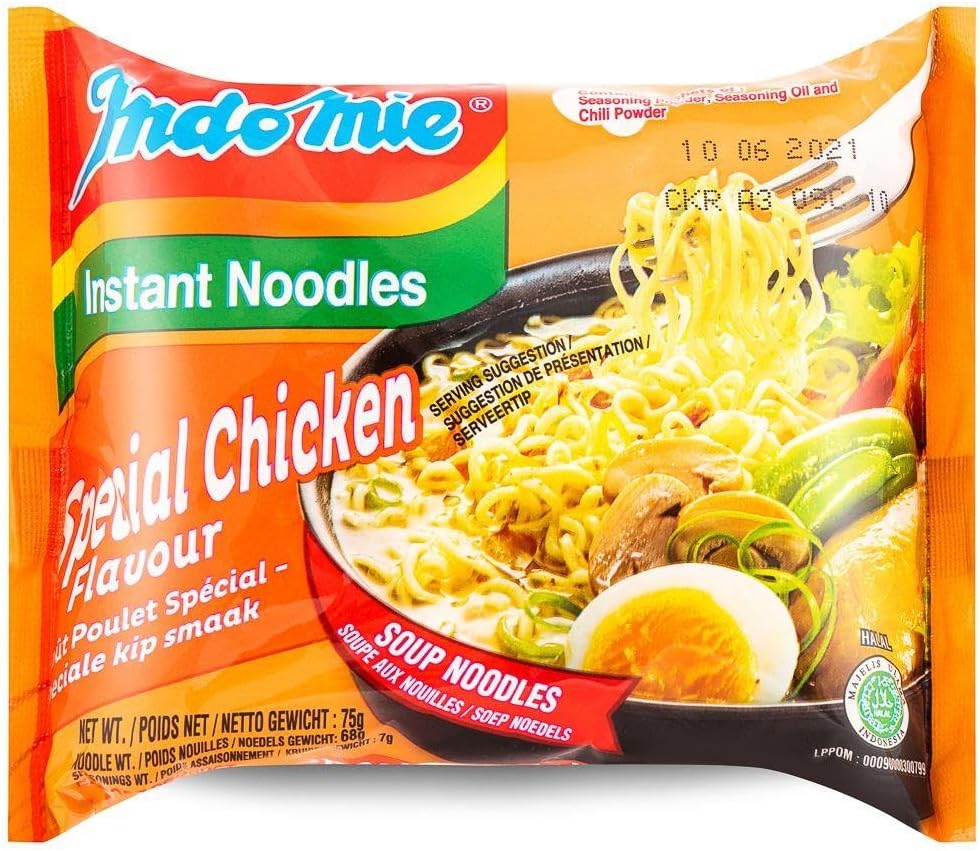 Indomie Special Chicken Flavour Noodles, 75g (Pack of 40) - (Packaging May Vary)