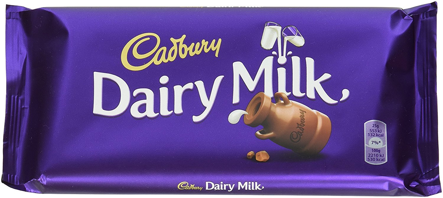 Cadbury Dairy Milk 180g (Pack of 2)