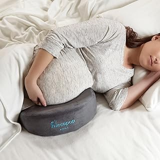 hiccapop Pregnancy Pillow for Maternity - Memory Foam Maternity Pillows Support Body, Belly, Back, Knees