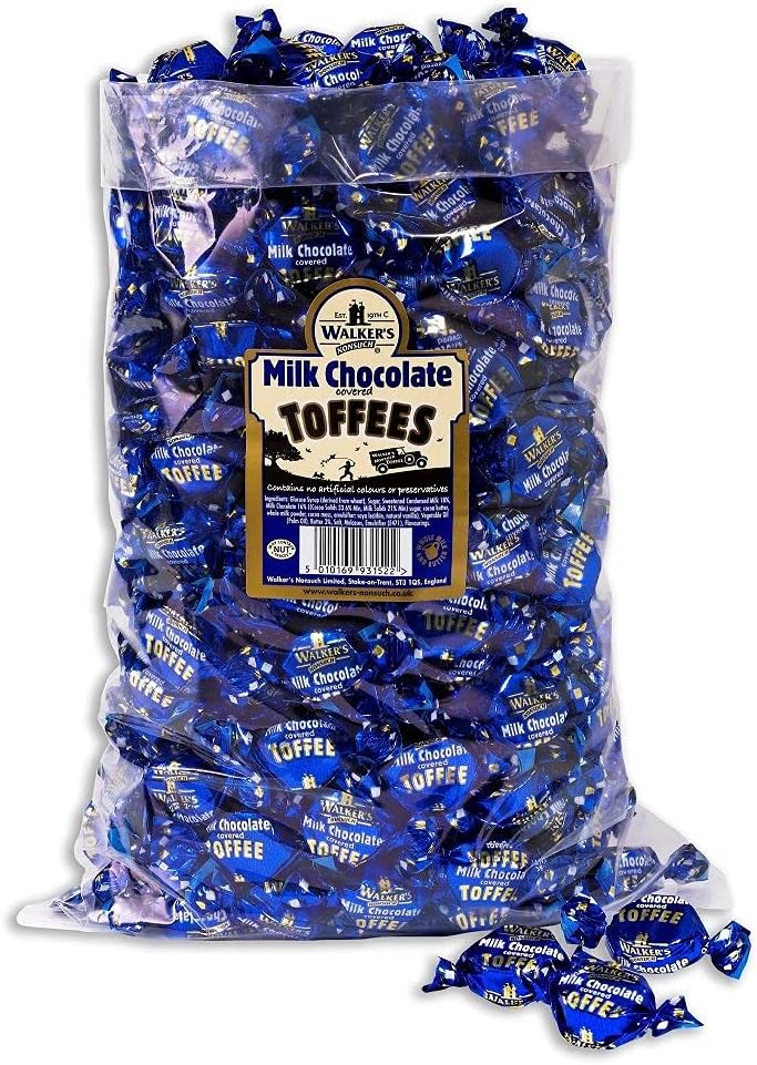 Walkers Nonsuch Milk Chocolate Covered Toffees, 2.5 kg