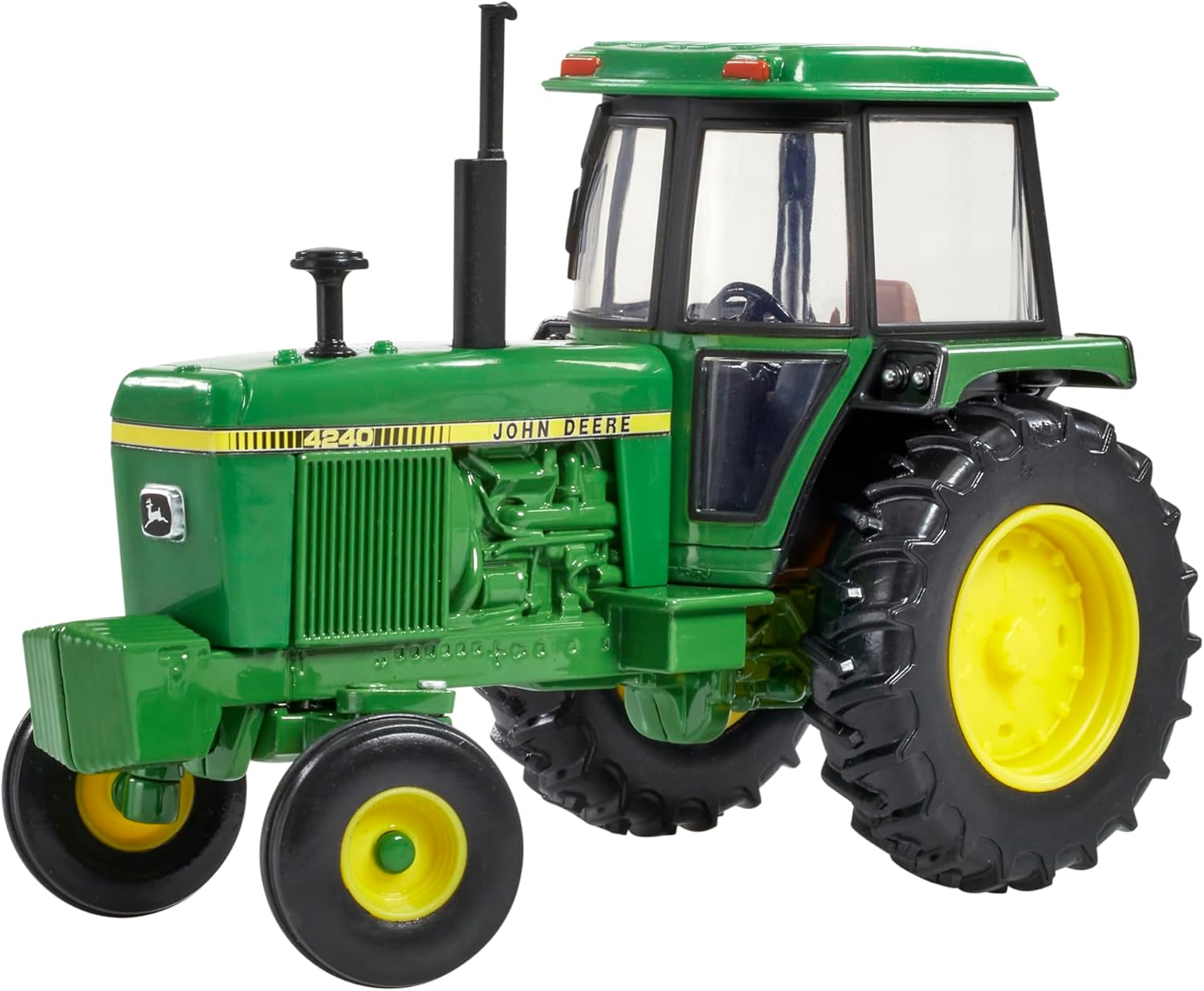 John Deere Britains 4240 Model | Detailed Diecast Metal and Plastic Tractor Toy | Child's Farm Toys for Indoors and Outdoors Age 3+