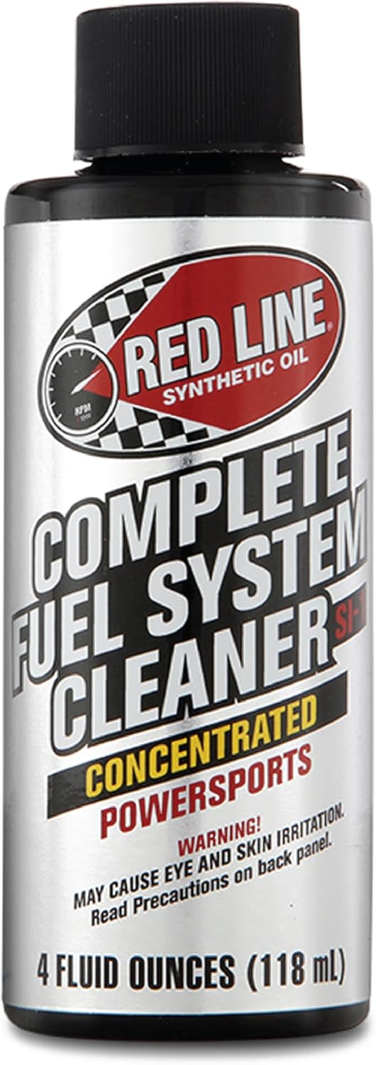 Red Line 60102 Complete Powersports Fuel System Cleaner - 4 Ounces (12 Pack)