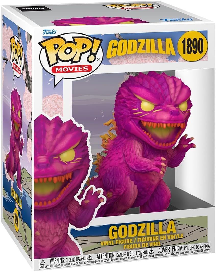 Funko Pop! Premium: Godzilla - Retro Futurism Pink Godzilla - Collectable Vinyl Figure - Gift Idea - Official Merchandise - Toys for Kids & Adults - Movies Fans