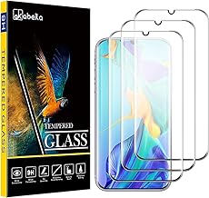 [3 Pack Screen Protector for Huawei P30 Pro Premium HD Tempered Glass Film 9H Hardness Case Friendly Easy Installation Anti Scratch Bubble Free [Full Coverage] 6.47" Black