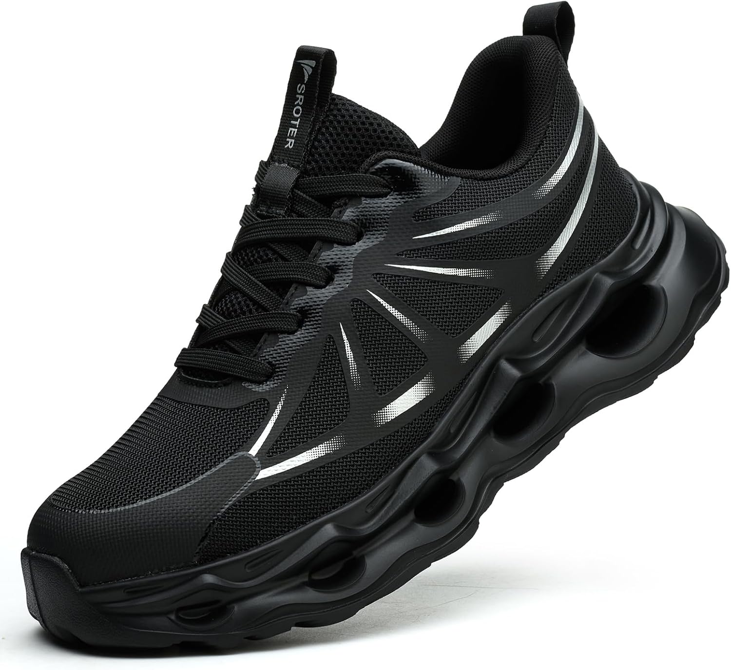 Steel Toe Cap Trainers Mens Womens Safety Trainers Comfortable Lightweight Safety Shoes Cushioning Fashion Breathable Work Shoes