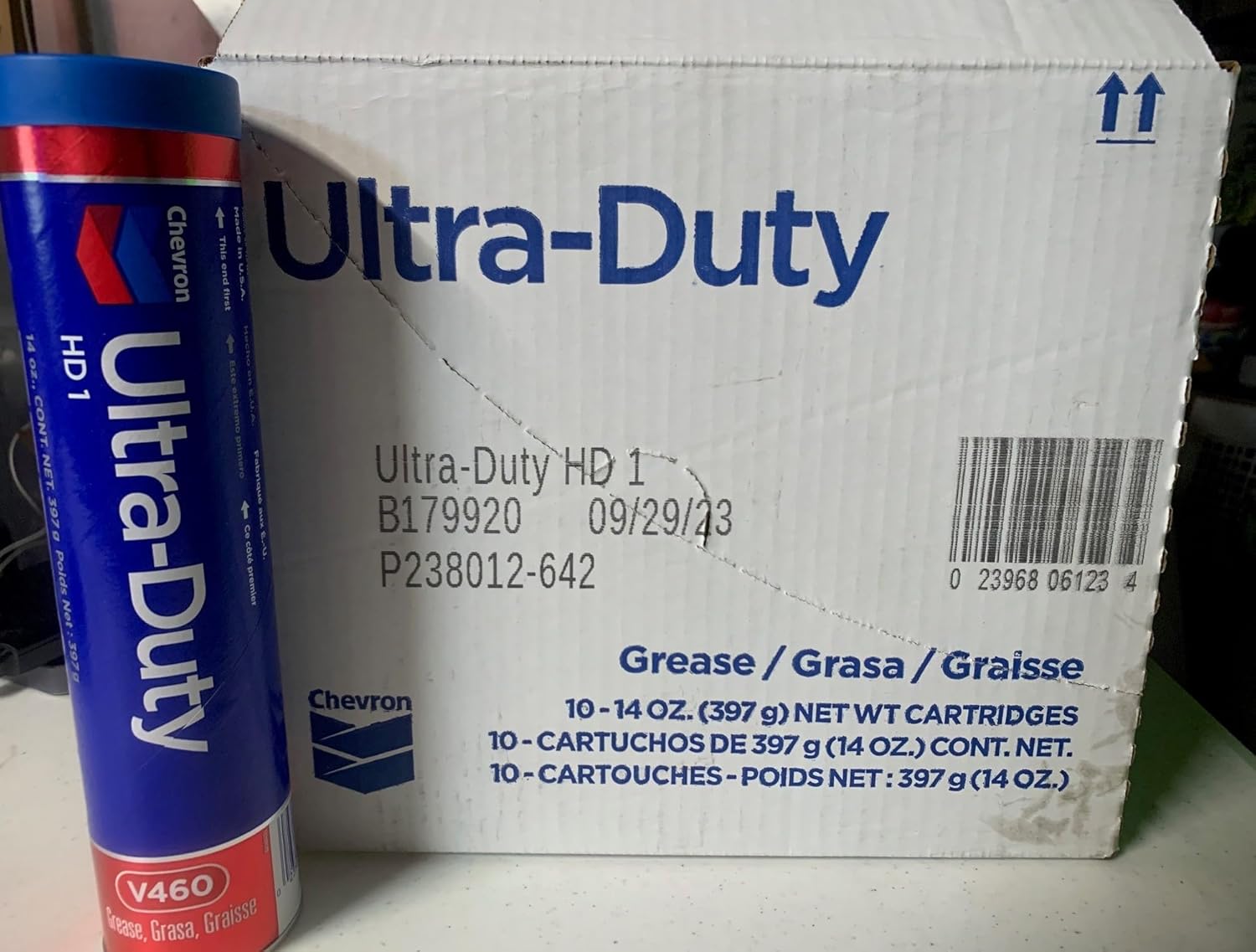 Chevron Ultra Duty HD 1 (Box of 10 x 14oz Cartridges)