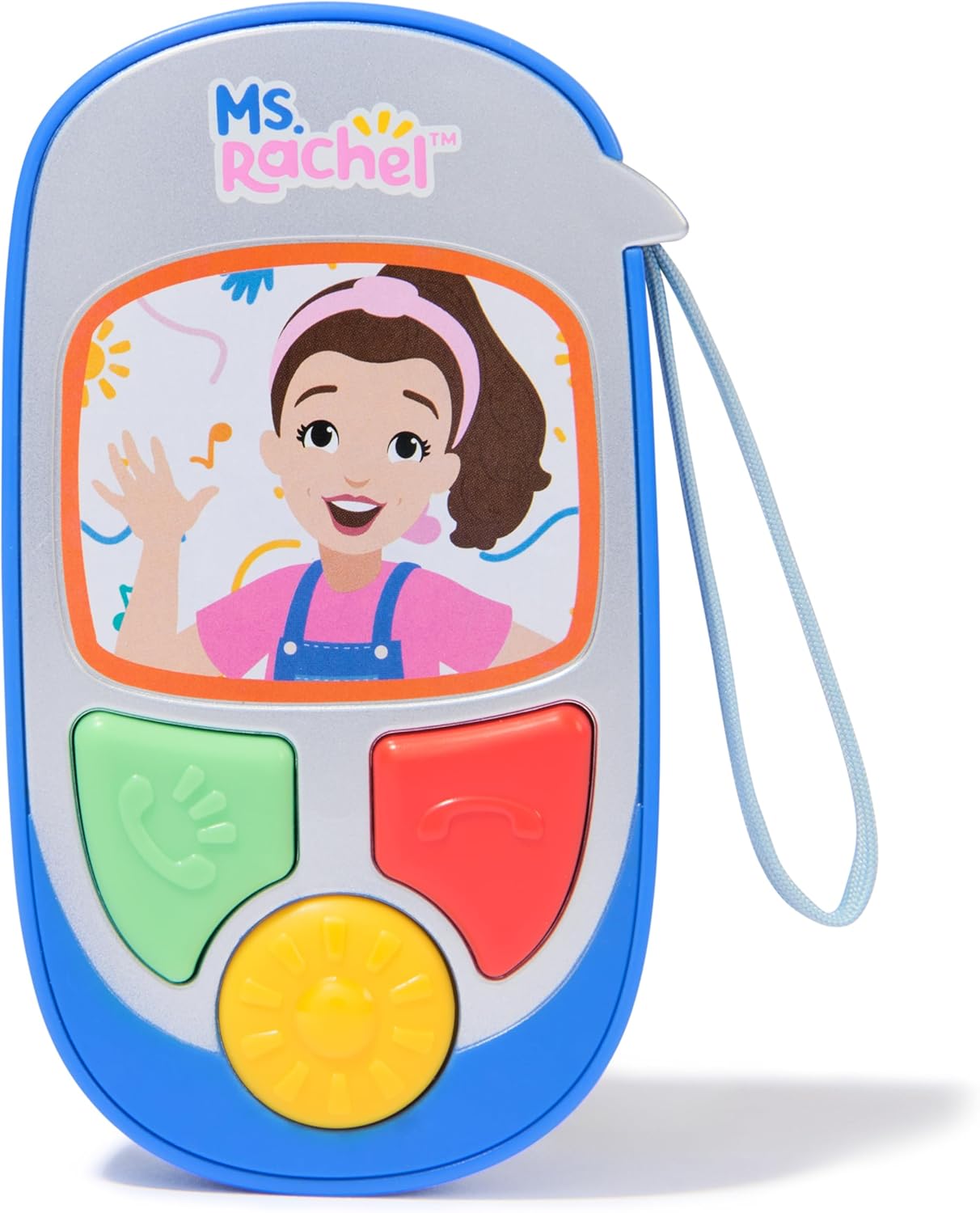 Ms. Rachel Official Electronic Talk with Me Learning Phone with Conversational Phrases, Educational Toys & Toddler Toys for Girls & Boys Ages 1-3+