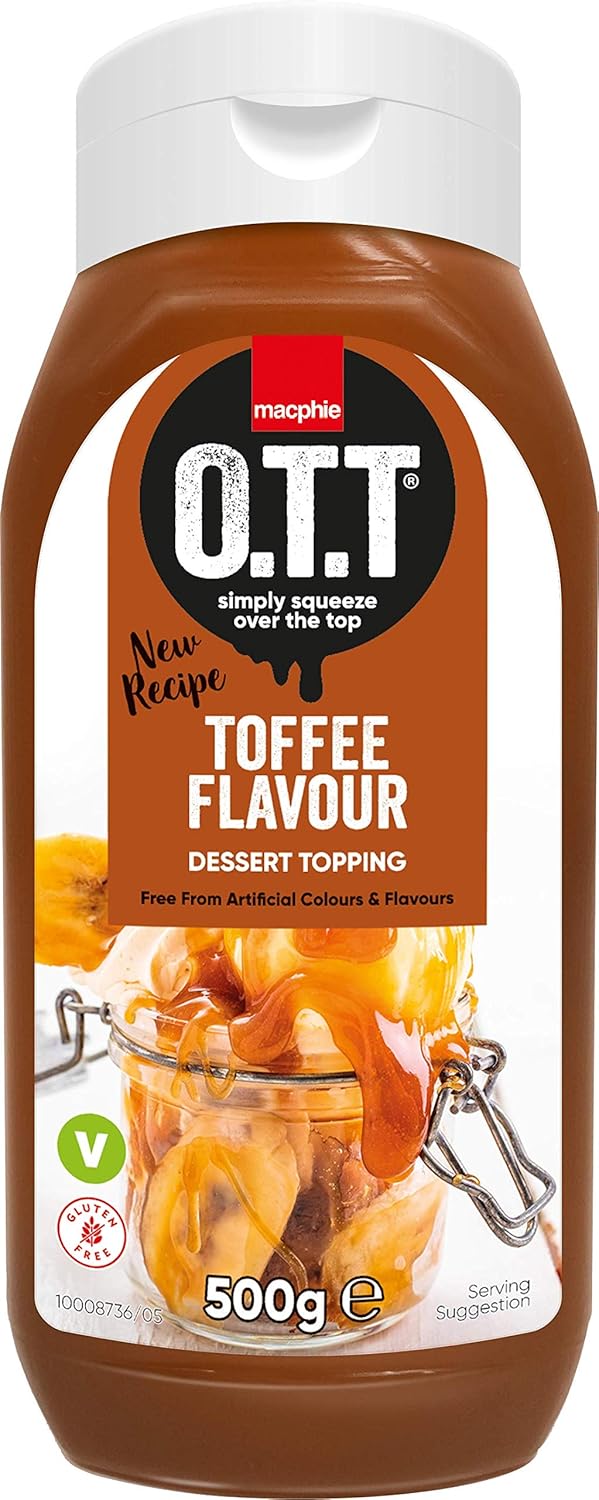 Macphie - OTT Toffee Dessert Topping Sauce 500g