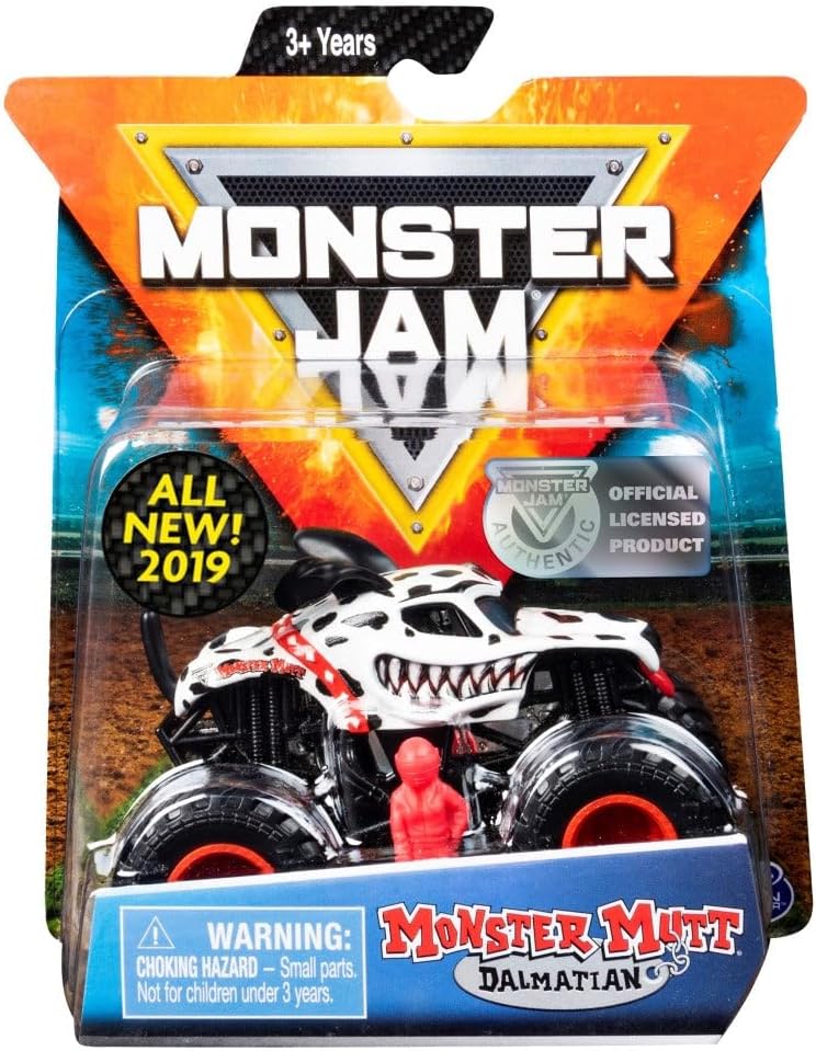 Monster Jam, Official Monster Truck, Die-Cast Vehicle, 1:64 Scale, Kids’ Toys for Boys Ages 3 and up - Assorted Designs, Shipped at Random