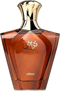 Afnan Turathi Brown for Men Eau de Parfum, 3 Ounce