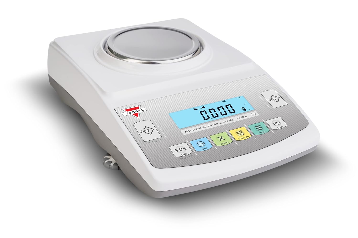 AGC100 Precision Scale, 100g x 0.001g (1mg Readability), Auto-Internal Calibration, Electromagnetic Load-Cell, Dynamic Weighing, Large LCD